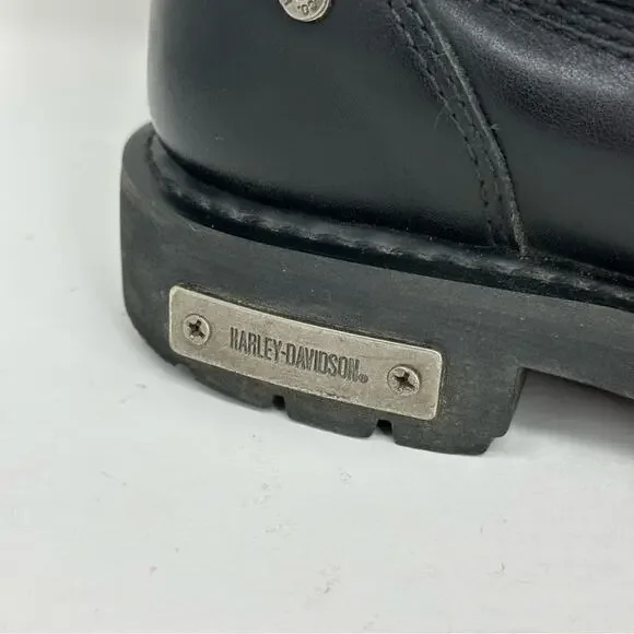 Harley-Davidson Men’s Brake Light Leather Riding Boots - BLACK - Picture 9 of 14